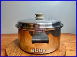 7 QT Saladmaster Stainless Steel Stockpot Dutch Oven with Vapo Lid Induction Com
