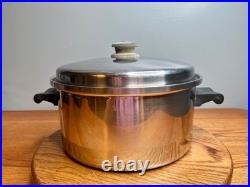 7 QT Saladmaster Stainless Steel Stockpot Dutch Oven with Vapo Lid Induction Com