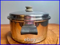 7 QT Saladmaster Stainless Steel Stockpot Dutch Oven with Vapo Lid Induction Com