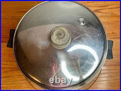7 QT Saladmaster Stainless Steel Stockpot Dutch Oven with Vapo Lid Induction Com