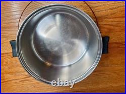 7 QT Saladmaster Stainless Steel Stockpot Dutch Oven with Vapo Lid Induction Com