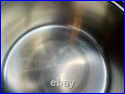 7 QT Saladmaster Stainless Steel Stockpot Dutch Oven with Vapo Lid Induction Com