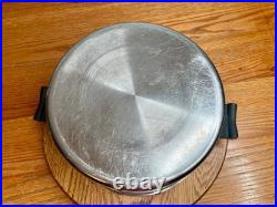 7 QT Saladmaster Stainless Steel Stockpot Dutch Oven with Vapo Lid Induction Com