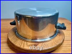 7 QT Saladmaster Stainless Steel Stockpot Dutch Oven with Vapo Lid Induction Com