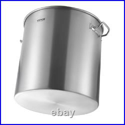 84QT Stainless Steel Stockpot Cooking Kitchen Sauce Pot with Basket Lid Handle
