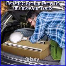 84-Quart Stainless Steel Seafood Boil Pot with Basket and 36 inch Large Spoon