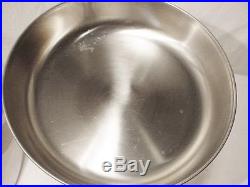 8 Pc Vtg Revere Ware Pot Pan Set Lids Copper Bottom 10 Skillet Stock Pot 2 Pans