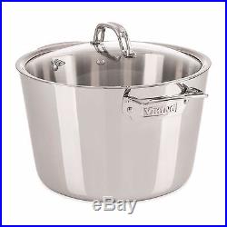 8 Qt Covered Stock Pot Cooking Cookware Home Kitchen Saucepan Cooker Kitchenware