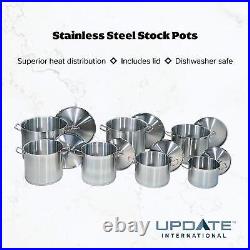 8 Qt Stainless Steel Stock Pot withCover