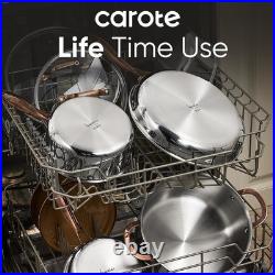 8 Qt Stainless Steel Stockpot for All Stovetops