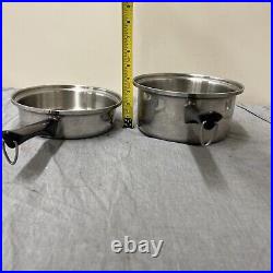8 pc Amway Queen MultiPly 18/8 Stainless Steel Cookware Set FS Benefits Charity