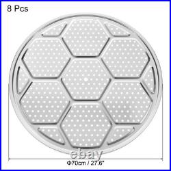 8pcs Stainless Steel Steamer Rack 27.6 Inch Round Stock Pot Steaming Tray