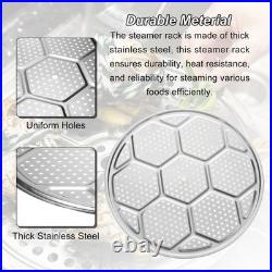8pcs Stainless Steel Steamer Rack 27.6 Inch Round Stock Pot Steaming Tray