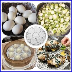 8pcs Stainless Steel Steamer Rack 27.6 Inch Round Stock Pot Steaming Tray
