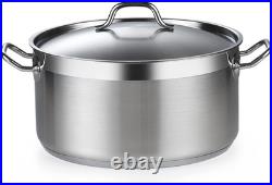 9 Quart Stainless Steel Dutch Oven Casserole with Lid Professional Quality
