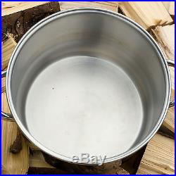AGA 18/10 Stainless Steel Stock Pot / Pan & Lid 9 litre / 15.8 pints