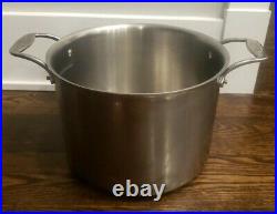 ALL-CLAD 12 QT Multi Cooker Stock Pot, Pasta Strainer & Lid w D5 Stainless