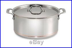 ALL CLAD 6508 COPPER CORE 5-Ply STOCK POT 8 QT Stainless Steel