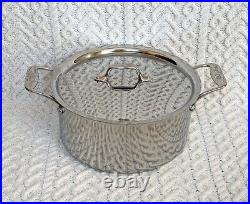 ALL CLAD 8 Qt (7.5L) Polished Stainless Steel Stock Pot and Lid NEW! Made in USA