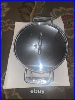 ALL-CLAD 8 Quart Pasta Pot with Perforated Steel Insert Lid 3 Piece Set Pentola