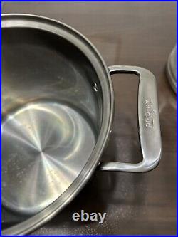 ALL-CLAD 8 Quart Pasta Pot with Perforated Steel Insert Lid 3 Piece Set Pentola