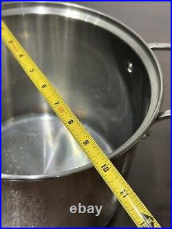 ALL-CLAD 8 Quart Pasta Pot with Perforated Steel Insert Lid 3 Piece Set Pentola