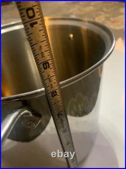 ALL-CLAD 8 Quart Pasta Pot with Perforated Steel Insert Lid 3 Piece Set Pentola