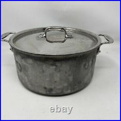 ALL CLAD 8qt MC2 STOCKPOT DUTCHOVEN STAINLESS STEEL METALCRAFTERS BRUSHED USA
