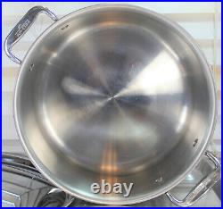 ALL CLAD Copper Core 8 Qt Stockpot Lid 6508 SS Stainless Steel Pot Pan USA Made