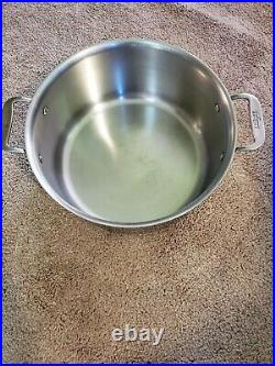 ALL-CLAD D3 8qt Stock Pot Sauce Pot Stainless Steel 3-ply Cookware 11