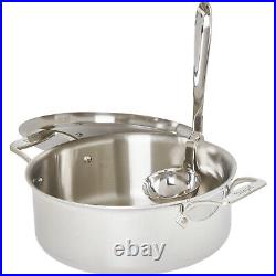 ALL-CLAD D5 6 QT. Ultimate Soup Pot with Laddle and Lid SD555063
