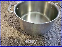 ALL-CLAD D5 8qt Stock Pot Sauce Pot Stainless Steel 5-ply Cookware 11