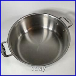 ALL-CLAD D5 8qt Stock Pot Sauce Pot Stainless Steel 5-ply Cookware 11