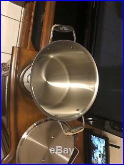 ALL CLAD D5 Polished Stainless Steel 12QT STOCK POT (no Factory Box)see details