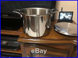 ALL CLAD D5 Polished Stainless Steel 12QT STOCK POT (no Factory Box)see details