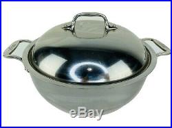 ALL CLAD Dutch Oven Pot 10.5 x 4.5 Large Stainless Rice Bowl Stew