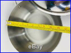 ALL CLAD Dutch Oven Pot 10.5 x 4.5 Large Stainless Rice Bowl Stew