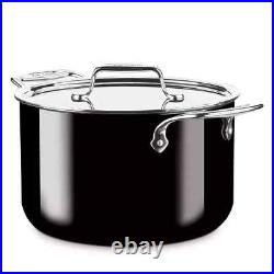 ALL-CLAD FusionTec 7 Quart Stock Pot, Black new