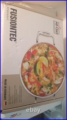 ALL-CLAD FusionTec 7 Quart Stock Pot, Black new