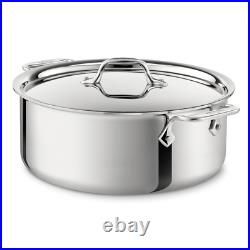 ALL-CLAD METALCRAFTERS D3 STAINLESS STEEL STOCKPOT WithLID 6QT NEW