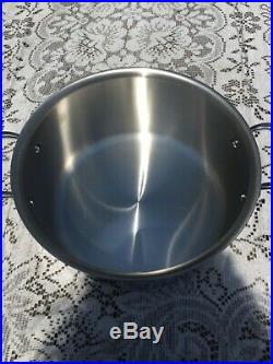 ALL CLAD New COPPER CORE polished stainless 8 Quart STOCK POT withlid FREE SHIP