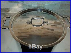 ALL CLAD Stainless Steel 12 Qt. Stock Pot with lid 10 1/2 X 7 3/4 ALL CLAD Stainless Steel 12 Qt. Stock Pot with lid 10 1/2 X 7 3/4