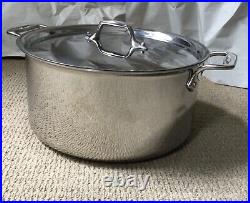 ALL CLAD, USA, D3 Stainless Steel 8QT Stockpot withLid BRAND NEW! $399.95