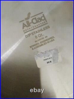 ALL CLAD, USA, D3 Stainless Steel 8QT Stockpot withLid BRAND NEW! $399.95