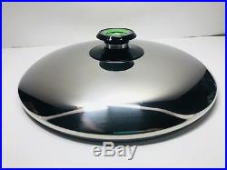 AMC Lid Stock Pot 28cm 11 Large Cooking Stainless Steel Visiotherm Saucepan Top