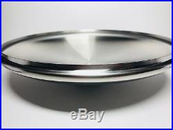 AMC Lid Stock Pot 28cm 11 Large Cooking Stainless Steel Visiotherm Saucepan Top