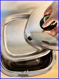 AMC Stainless Steel Cookware Pots Set (steam Grill Pan, Pot, Steamer, Lid) HTF