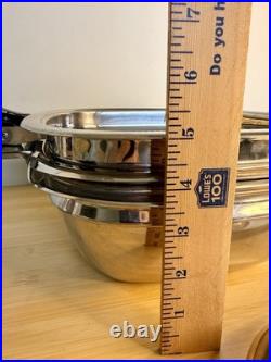 AMC Stainless Steel Cookware Pots Set (steam Grill Pan, Pot, Steamer, Lid) HTF