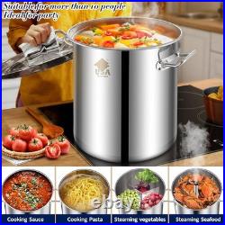 ARC 40QT Stainless Steel Stockpot with 200,000BTU Propane Burner 36 In Mix Spoon