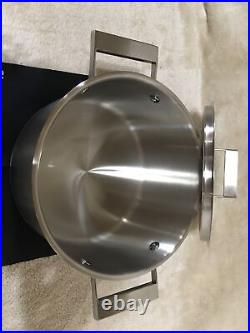 Aava Elements Stainless Steel Stock Pot with Lid New in Box MSRP $850